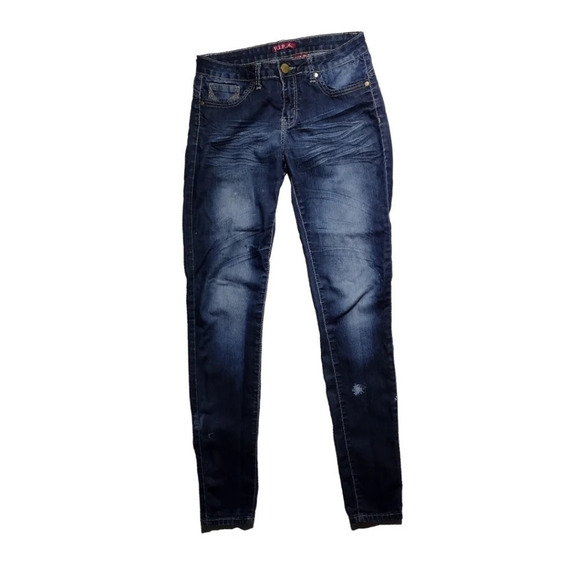 VIP Denim - V.i.p. Jeans acid wash, distressed blue jeans. Size 9/109. C7​​​​​​
